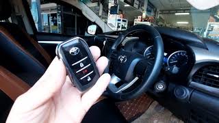 ทำกุญแจรีโมท Toyota Revo แบบ Smart Key