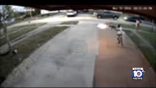 Video captures gunman open firing multiple rounds in Miami Gardens neighborhood