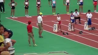 2018.06.17 福岡県小学生陸上 5年生男子100ｍ決勝