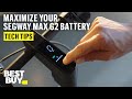 Maximize your Battery and Range for the Segway Max G2 Electric Kick Scooter