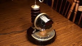 Steampunk Electric Meter Lamp