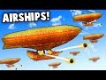 Intense Steampunk UFO AIRSHIP BATTLE! (Airships Conquer the Skies)