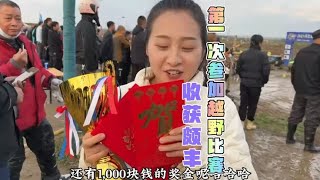 女司机第一次参加越野挑战赛，没想到还有名次，这个技术你打几分