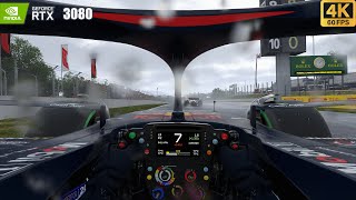 F1 22 Spanish GP Wet Race #shorts