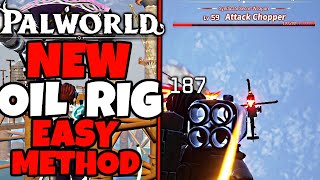 Palworld New Oil Rig Guide - Feybreak Level 60 Oil Rig - Attack Chopper Done EASY!