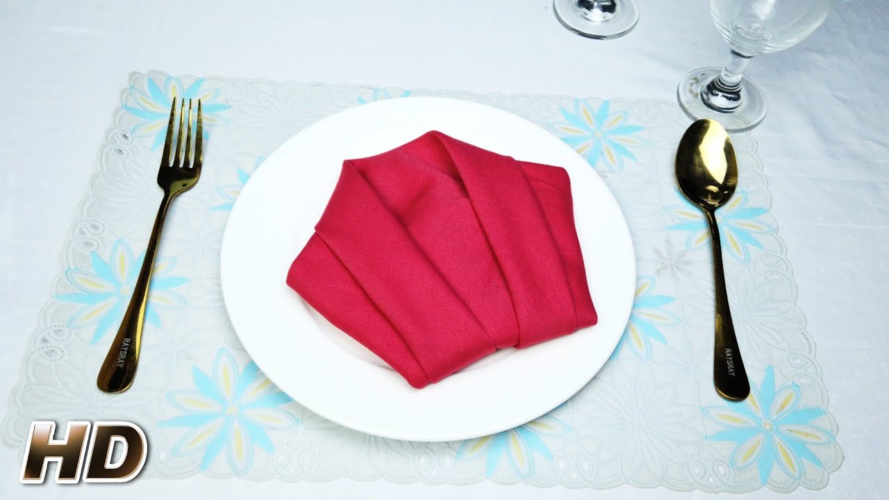 Jacket Napkin Folding Youtube