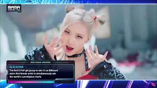 MAMA 2022 chapter 2 - awards - BLACKPINK