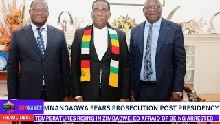 Crisis Continues Mnangagwa  Afraid of Prosecution