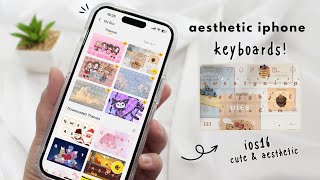 how to have an aesthetic iPhone keyboards🌷 *iOS16