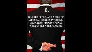 Deception Tip 2 - Dilated Pupils - How To Read Body Language