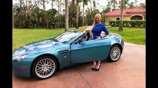 2009 Aston Martin Vantage Test Drive \u0026 Review w/MaryAnn For Sale by: AutoHaus of Naples!