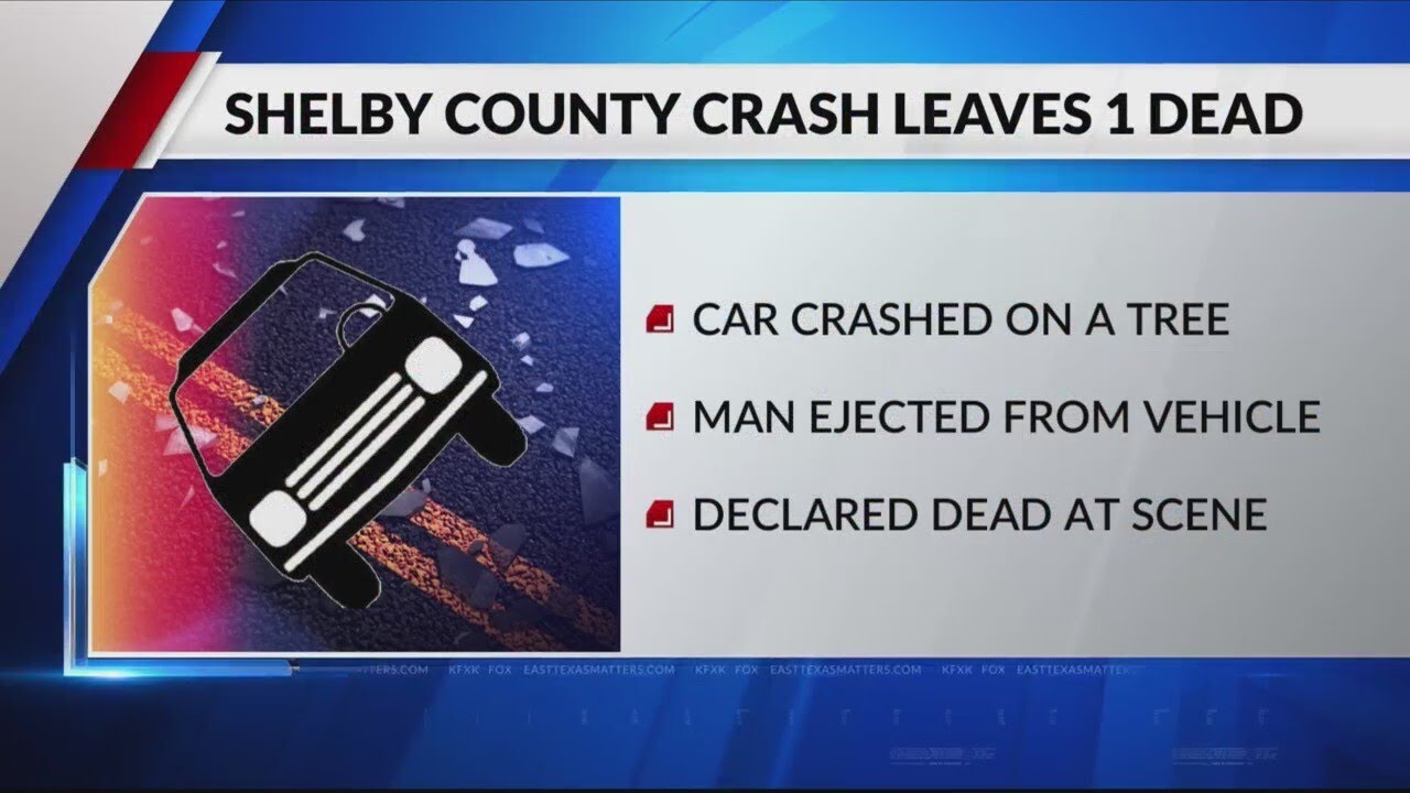 1 Dead After Hitting Tree, Getting Ejected In Shelby County Crash ...