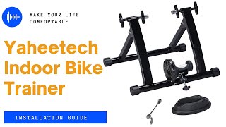 Yaheetech Magnetic Indoor Bike Trainer Installation Guide #indoorbicktrainer