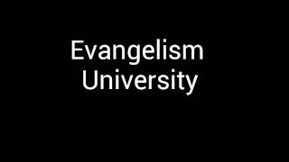 evangelism university