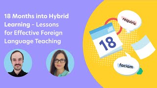 WEBINAR: 18 Months into Hybrid Learning – Lessons for Effective Foreign Language Teaching