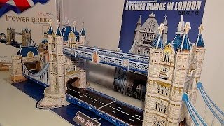 Tower Bridge in London 3D puzzle. Тауэрский Мост Лондон 3D пазл.