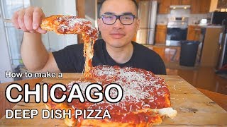 How to make a CHICAGO STYLE DEEP DISH PIZZA