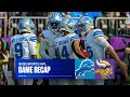 Bates NAILS 44-YD FG as Lions Hand Viking 1ST LOSS  | Game Recap