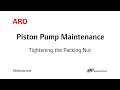 Tightening the Packing Nut | ARO® Piston Pump Operation & Maintenance