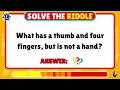 🧩 42 tricky riddles that will blow your mind 🤔🧠 can you solve them all 🔍💡