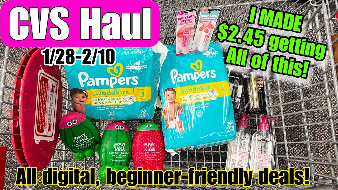 Cvs Haul All Digital Beginner Friendly Deals 1 28 2 10 Score 104