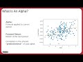 101 Alphas with Dr. Tom Starke