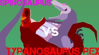 MWFC #1 : Tyranosaurus Rex Vs Spinosaurus