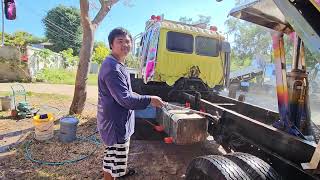 ขับมา200โลเพื่อมาล้างอยู่บ้านกรวด Dump Truck