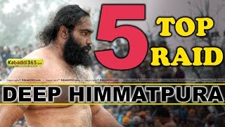 Top 5 Raid Deep Himmatpura at Kabaddi Tournaments