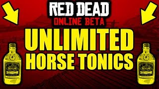 *FREE* FAST \u0026 EASY UNLIMITED HORSE TONICS! (Red Dead Online Quick Tips and Tricks)