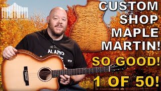 Martin Guitars Limited Edition OMCE Blaze  | Amazing Quilted Maple Guitar!