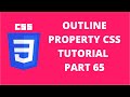 Outline Property CSS | CSS Tutorial Part 65