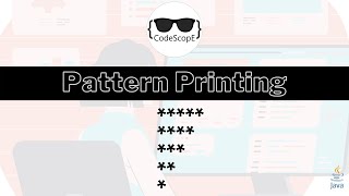 Inverted Left-aligned half pyramid pattern | Java | Pattern Printing | Question 4