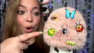 ASMR 1 Hour Bug Searching 🐞🐛🪲🦋 (inaudible whispering, plucking, etc)