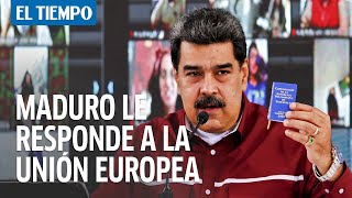 Maduro dice a la UE que es "imposible" posponer parlamentarias en Venezuela