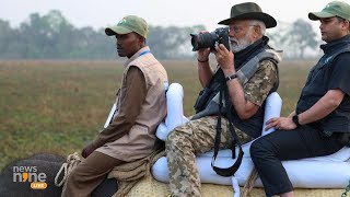 Prime Minister Narendra Modi Explores Kaziranga National Park on Elephant Safari | News