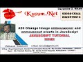 #20 Change Image onmouseover and onmouseout events in JavaScript || JAVASCRIPT TUTORIAL FOR BEGINNER