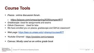 UMass CS677 (Spring'25) -   Lecture 01 - Introduction to Distributed Systems