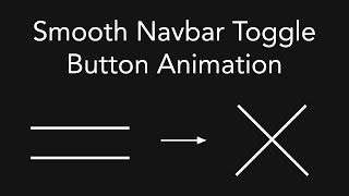 Personal Website with React - Animating Navbar Toggle Button Without Bootstrap