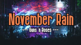 November Rain (KARAOKE) | Guns N' Roses
