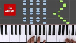 Dance / ABRSM Piano Grade 3 2019 \u0026 2020, C:1 / Synthesia 'live keys' tutorial