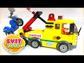 Constructor Sluban Town cyti scene, Tow truck.