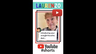 🏳️‍🌈introducing your straight friend to dad #comedy #shorts #lgbt SUBSCRIBE TO MY CHANNEL👆