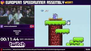 #ESA17 Speedruns - Hebereke [Any%] by ZodaNOR