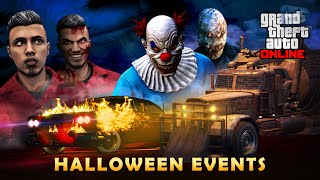 GTA Online - All Halloween Events [Phantom Car, Slashers, Cerberus & Doppelganger]