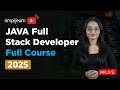 Full Stack Java Developer Course | Full Stack Java Developer Tutorial for Beginners | Simplilearn