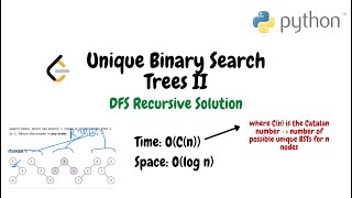 Unique Binary Search Trees II | Python DFS Solution
