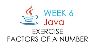Factors of a Number | Computer Programming 2 (Java)