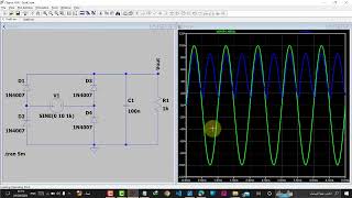 Lab2 - Uncorralled Full wave Rectifier