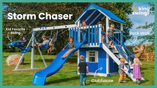 Storm Chaser (Swing Set with Clubhouse Under Tower)